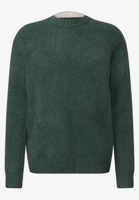 Pullover mit Woll-Anteil soft olive green Pullover mit Woll-Anteil soft olive green