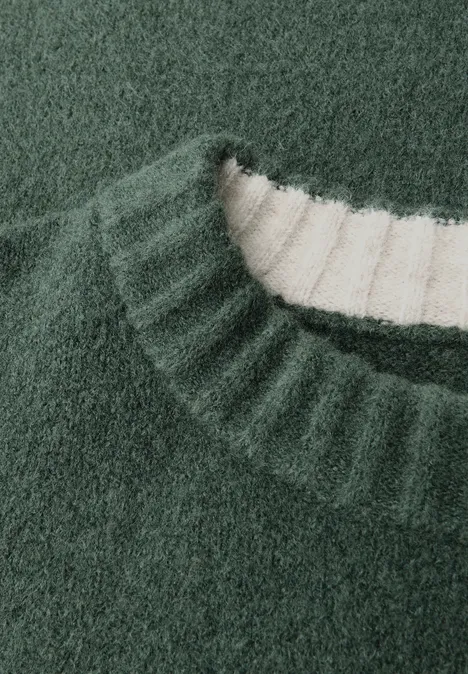 Pullover mit Woll-Anteil soft olive green Pullover mit Woll-Anteil soft olive green