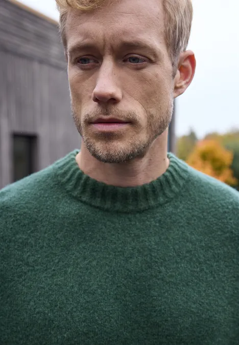 Pullover mit Woll-Anteil soft olive green Pullover mit Woll-Anteil soft olive green