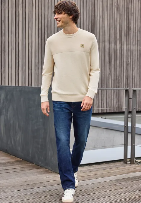 Sweter z teksturowanej mieszanki null