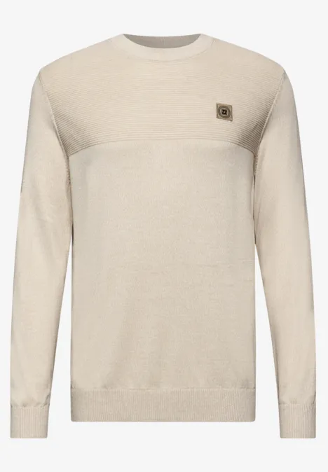 Sweter z teksturowanej mieszanki null