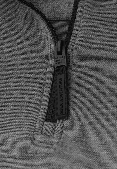 Sweat-shirt à col roulé piqué null
