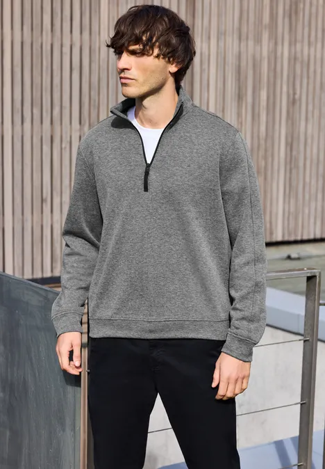 Sweat-shirt à col roulé piqué null