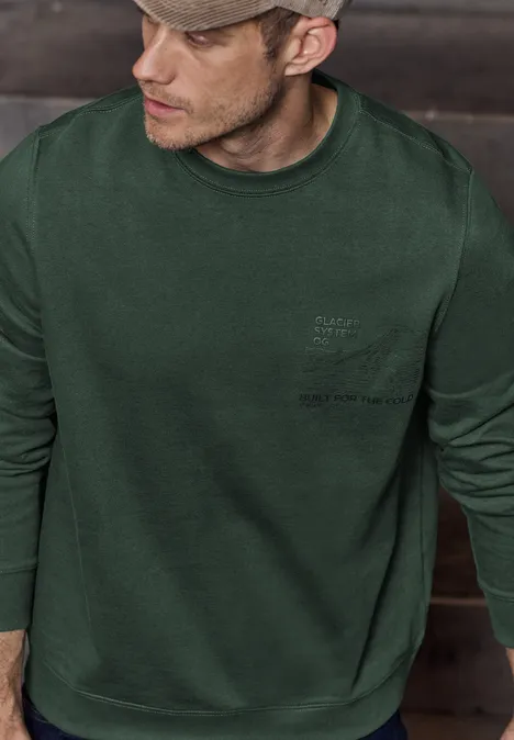 Sweat-shirt avec imprimé détaillé null