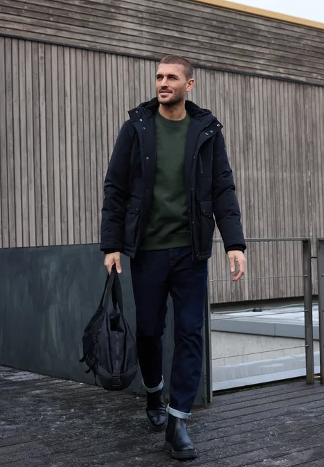 Sweatshirt mit Detailprint soft olive green