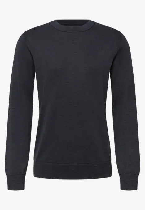 Pullover mit Washed-Effekt dark ink blue