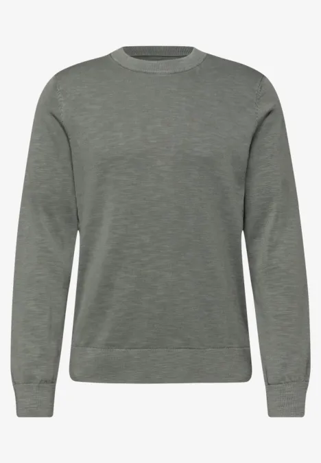 Pullover mit Washed-Effekt dusty mint
