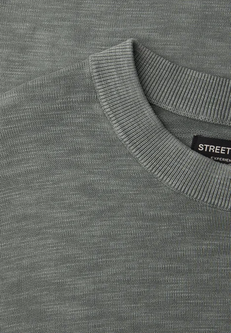 Pullover mit Washed-Effekt dusty mint