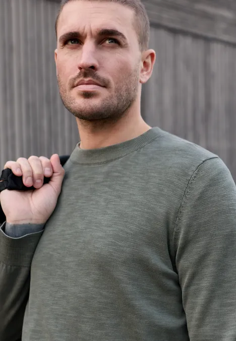 Pullover mit Washed-Effekt dusty mint