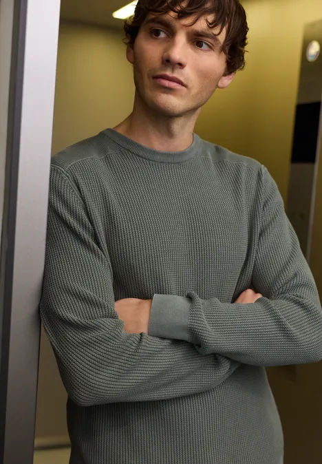 Washed-Look Pullover dusty mint Washed-Look Pullover dusty mint