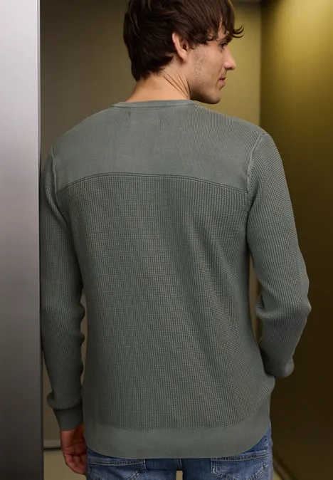 Washed-Look Pullover dusty mint Washed-Look Pullover dusty mint