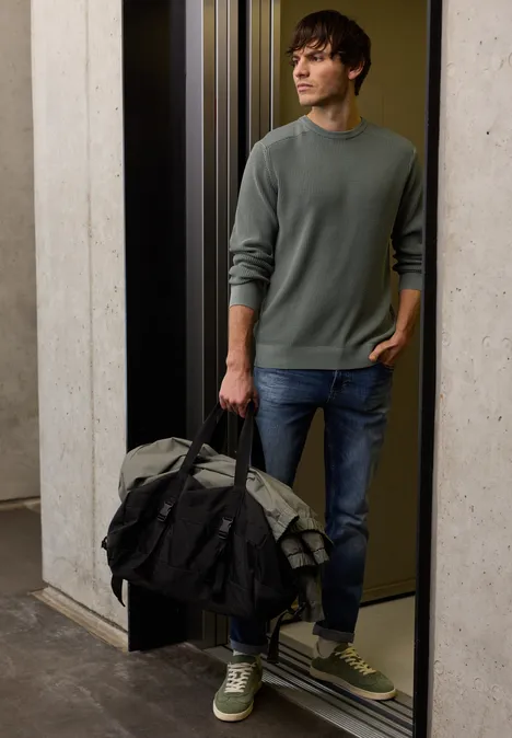 Washed-Look Pullover dusty mint Washed-Look Pullover dusty mint