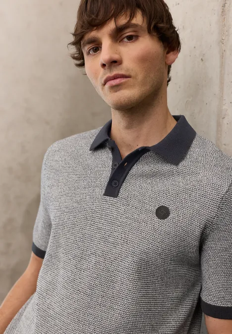 Sweter z krótkim rękawem dark ink blue