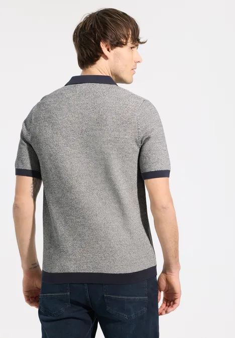 Sweter z krótkim rękawem dark ink blue