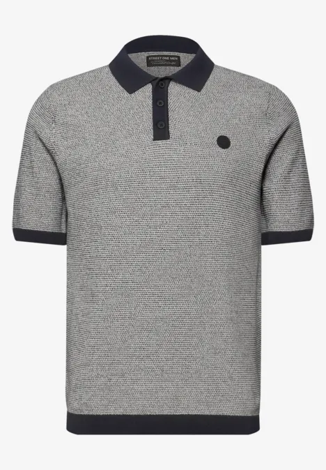 Sweter z krótkim rękawem dark ink blue