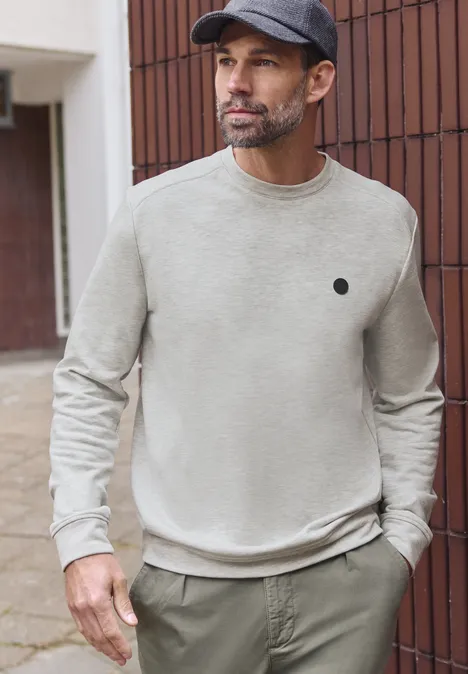 Bluza z okrągłym dekoltem white sand