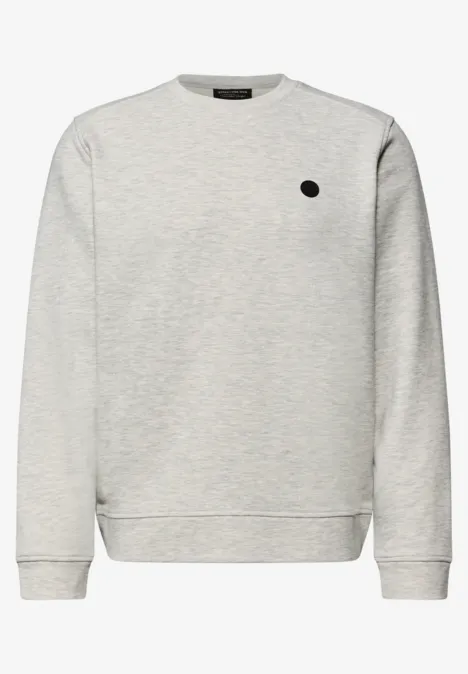 Bluza z okrągłym dekoltem white sand