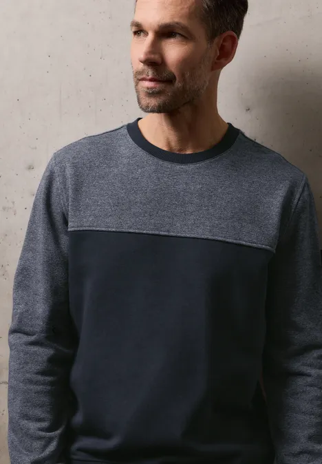 Bluza z mieszanką kolorów dark ink blue