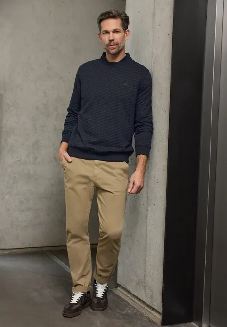 Sweat-shirt à motifs dark ink blue Sweat-shirt à motifs dark ink blue