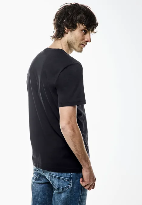 Basic V-Neck T-Shirt deep blue Basic V-Neck T-Shirt deep blue