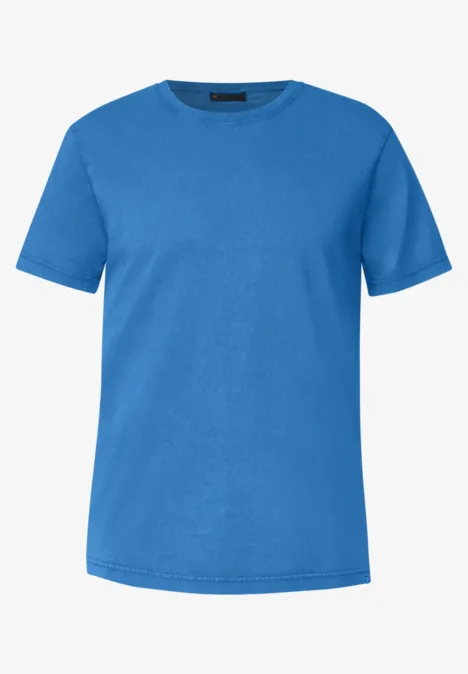 T-shirt aspect délavé classic blue