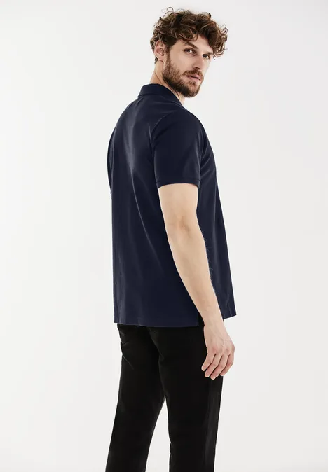 Piqué Poloshirt eclipse blue