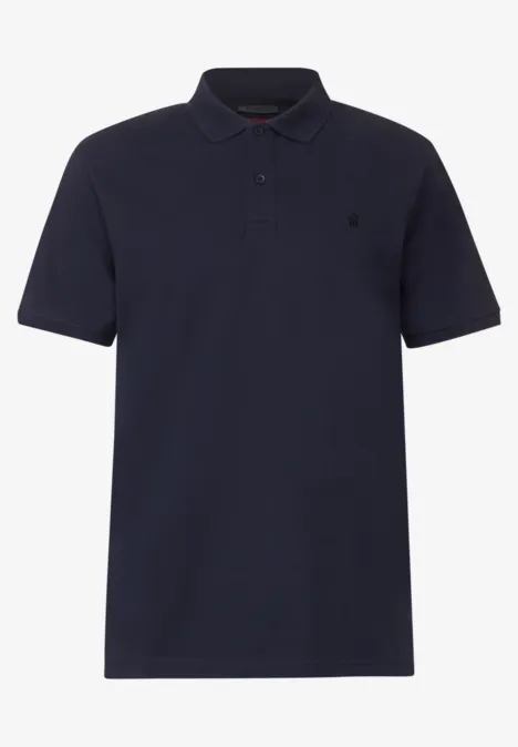 Piqué Poloshirt eclipse blue