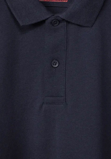 Piqué Poloshirt eclipse blue