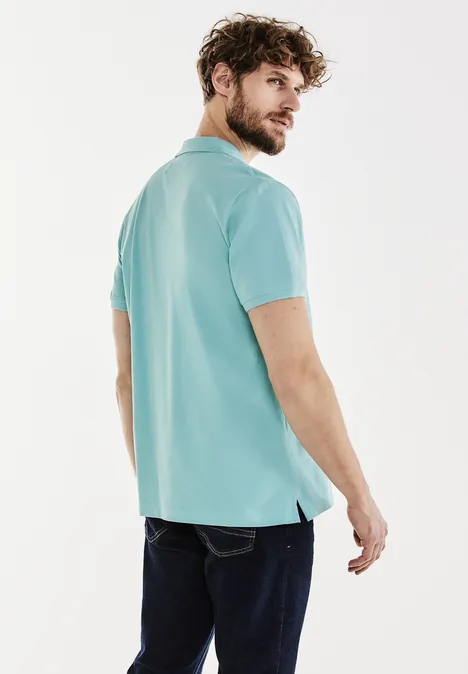 Piqué poloshirt aurora turquoise Piqué poloshirt aurora turquoise