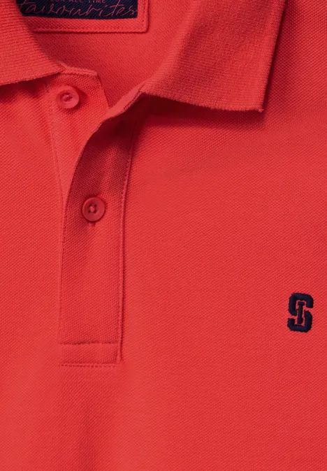 Piqué poloshirt pure orange Piqué poloshirt pure orange