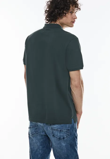 Piqué poloshirt dark urban green Piqué poloshirt dark urban green