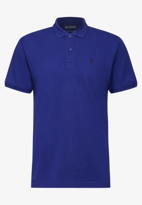 Piqué poloshirt maritime blue Piqué poloshirt maritime blue