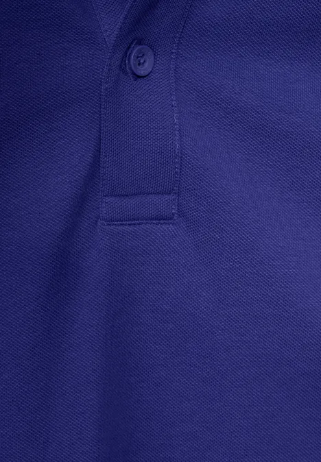 Piqué poloshirt maritime blue Piqué poloshirt maritime blue