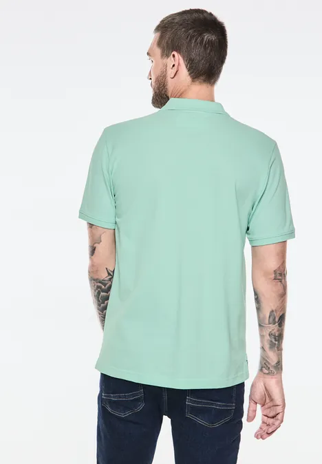 Piqué poloshirt light turquoise Piqué poloshirt light turquoise
