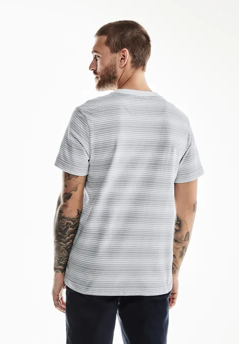 Shirt met gestreepte look broken white Shirt met gestreepte look broken white