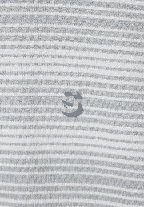 Shirt met gestreepte look broken white Shirt met gestreepte look broken white