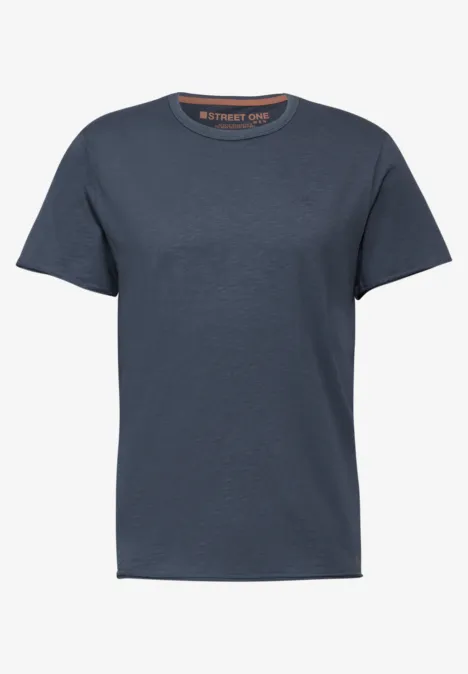 T-shirt van effectgaren marine blue