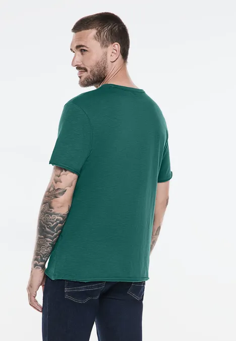 T-shirt van effectgaren palm green