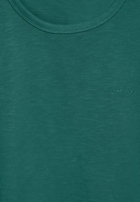 T-shirt van effectgaren palm green