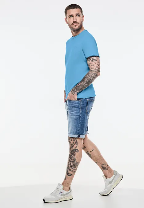 T-shirt van effectgaren swimming pool blue