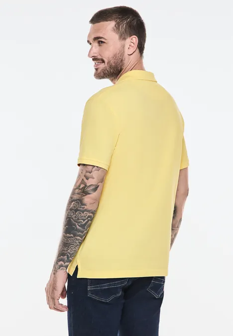 Gewassen polo sunglow yellow