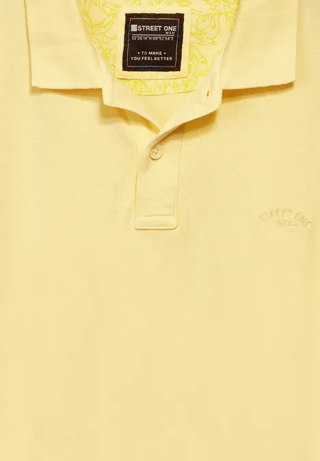 Gewassen polo sunglow yellow