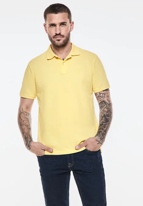 Gewassen polo sunglow yellow