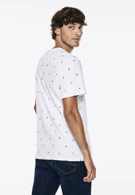 T-shirt met print White