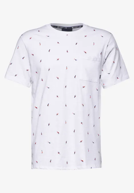 T-shirt met print White