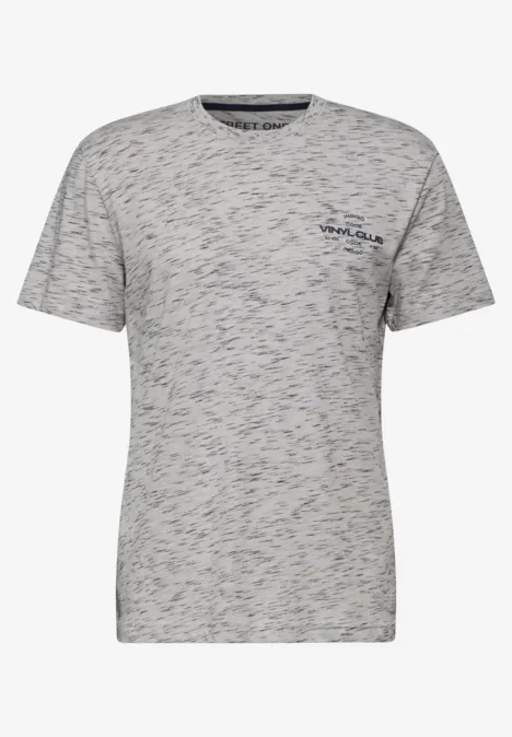 T-shirt à l'aspect mélangé warm grey melange T-shirt à l'aspect mélangé warm grey melange