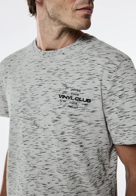 T-shirt à l'aspect mélangé warm grey melange T-shirt à l'aspect mélangé warm grey melange