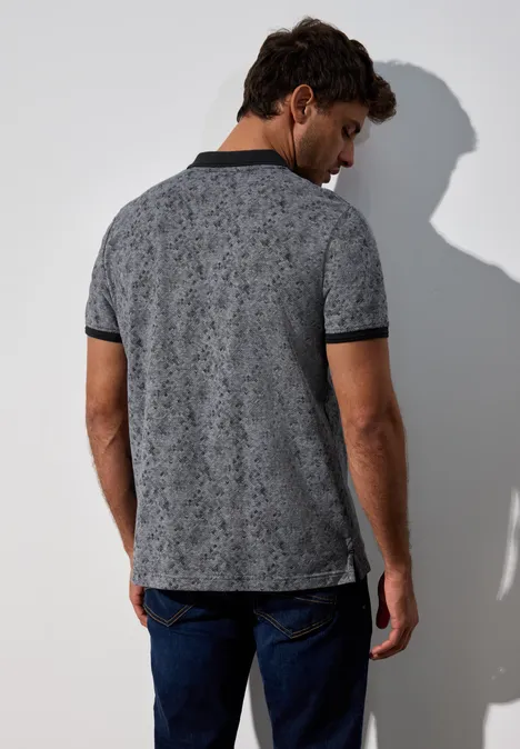 Oxford poloshirt Black