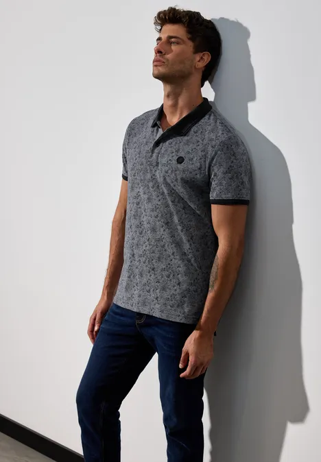 Oxford poloshirt Black