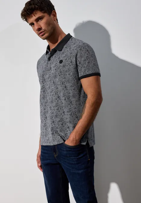 Oxford poloshirt Black